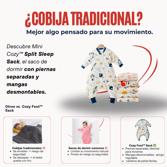 Mini Cozy™ Split Sleep Sack
