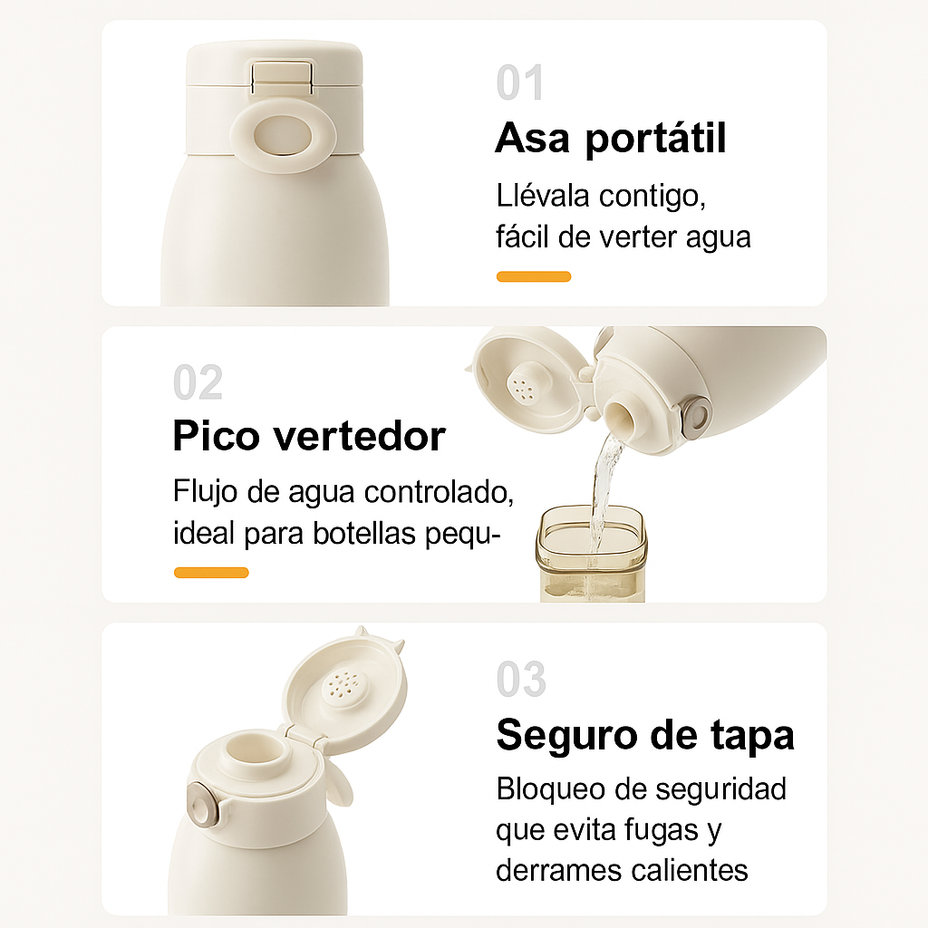 HeatMate™ – Calentador portátil recargable para biberones