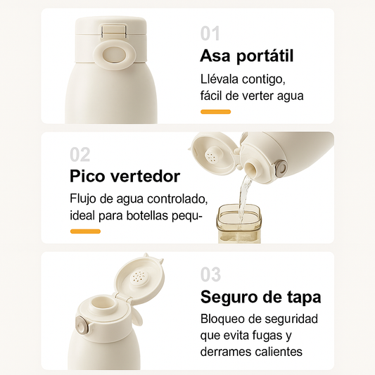 HeatMate™ – Calentador portátil recargable para biberones