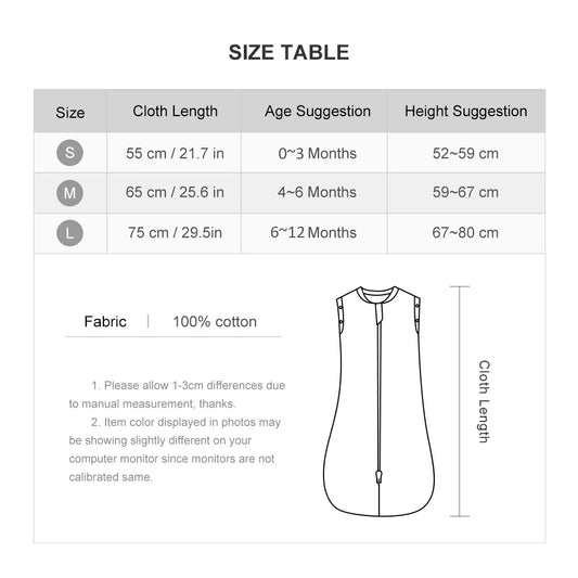 Mini Cozy™ Sleep Sack – Saco de dormir sin mangas