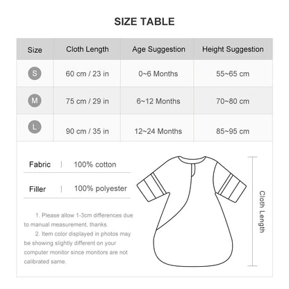 Mini Cozy™ Winter Sleep Sack – Saco de dormir térmico con mangas desmontables